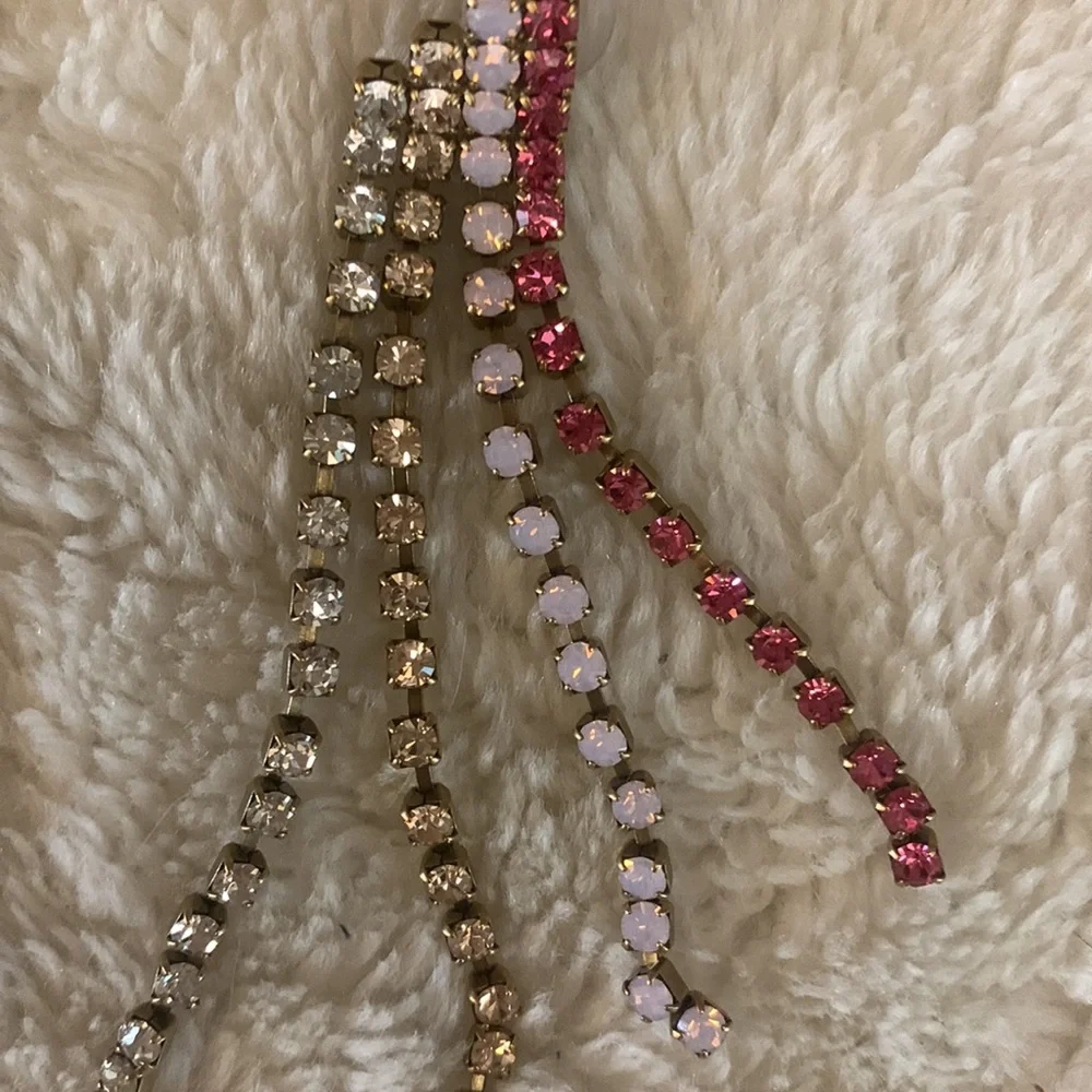 Multi-color dangling earrings